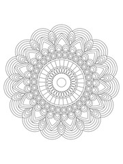 Flower coloring pages for kids