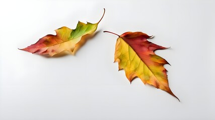 colorful fallen leaf