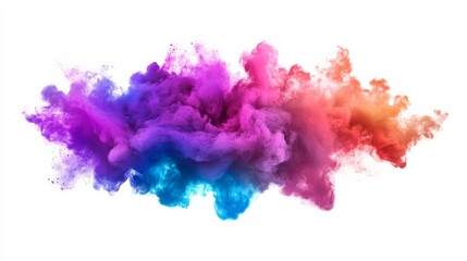 Fototapeta premium Vibrant Color Explosion: A Mesmerizing Artistic Display