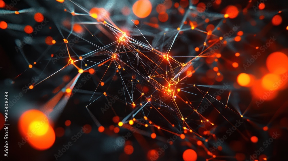 Poster modern digital abstract 3d background. can be used in the description of network abilities, technolo