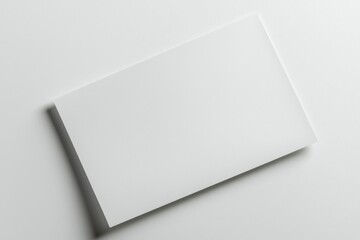 Paper A4 Mockup on White Background created with Generative AI