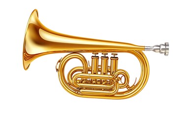 Obraz premium Double French Horn isolated