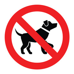no pets allowed sign dog no dog in this area
