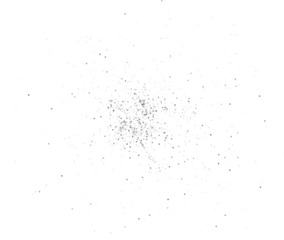 White Silver Falling Foil Confetti with Glitter Dust. Festive Background. Greeting Design. Congratulations Card