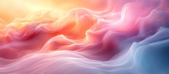 Obraz premium Abstract Waves of Color