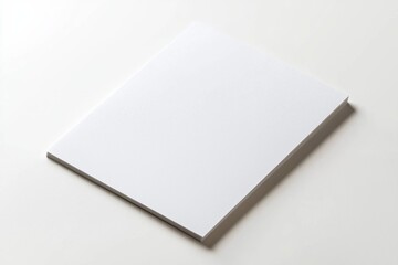 Paper A4 Mockup on White Background created with Generative AI