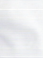 Obraz premium Notebook Lined Paper Background with horizontal lines neatly spaced across a clean white sheet 