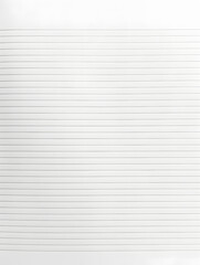 Obraz premium Notebook Lined Paper Background with horizontal lines neatly spaced across a clean white sheet 