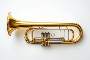 Double French Horn isolated