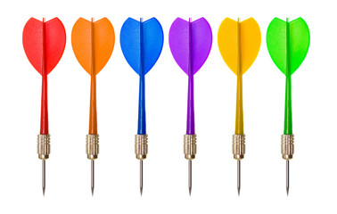 Dart Isolated on white background