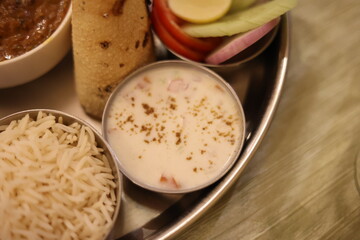 indian food curry and rice