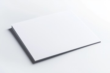 Paper A4 Mockup on White Background created with Generative AI