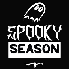 Obraz premium Spooky Season Halloween Theme T-shirt graphics
