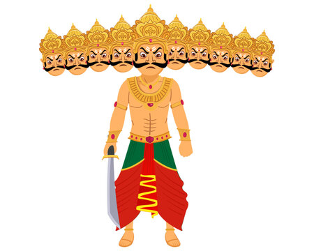 lord rama killing ravana in vijayadashami happy dussehra festival of india