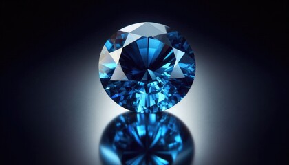Fototapeta premium Blue sapphire