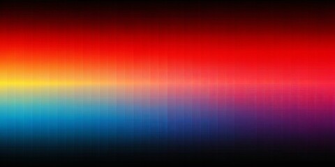 Obraz premium Abstract Red, Orange, Yellow, Blue, Purple Gradient Background with Subtle Grid Pattern