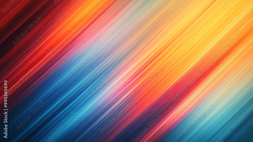 Poster vibrant abstract background with streaks of color blending seamlessly in a dynamic display