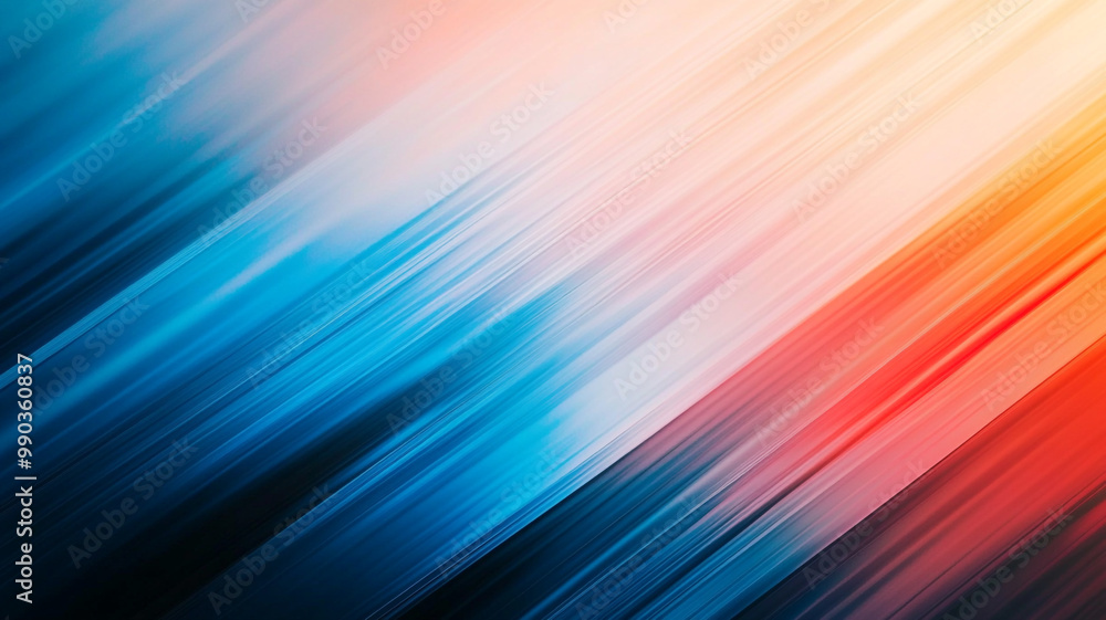 Aufkleber vibrant abstract lines blend seamlessly in a colorful gradient for modern digital backgrounds