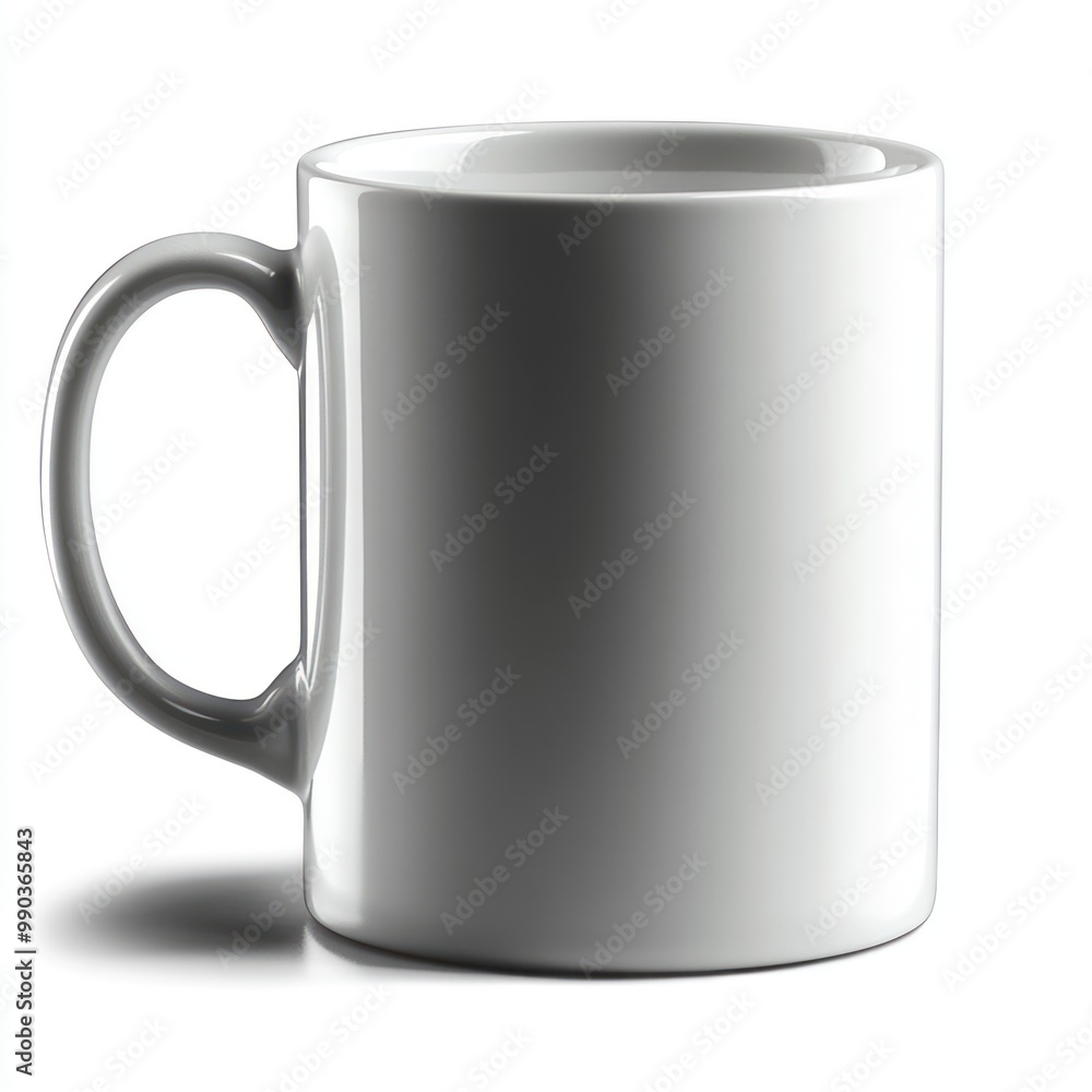 Canvas Prints White Mug Mockup