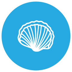 Sea shell logo concept