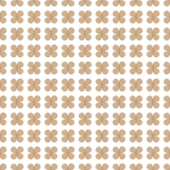 seamless pattern with brown floral