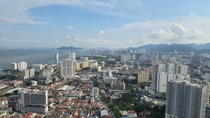 aerial penang view
