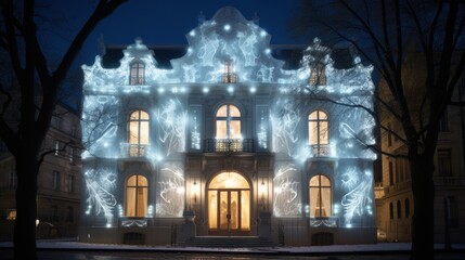 Obraz premium Illuminated Mansion