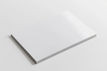 Paper A4 Mockup on White Background created with Generative AI