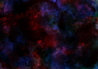 赤黒い地獄のような不気味な背景