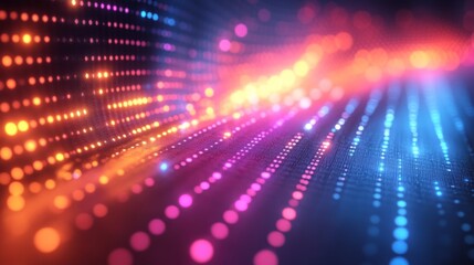 Obraz premium Abstract Colorful Lights and Blurred Background
