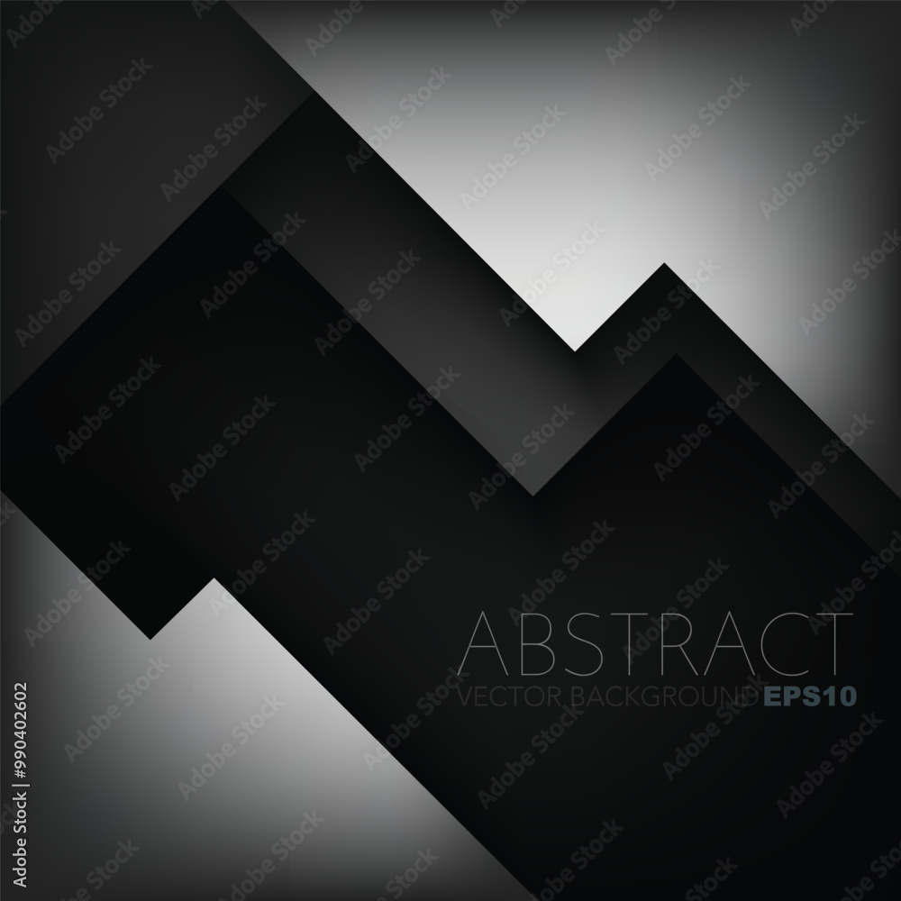 Fototapete graphic geometric triangle overlap vector layer background for text and message design