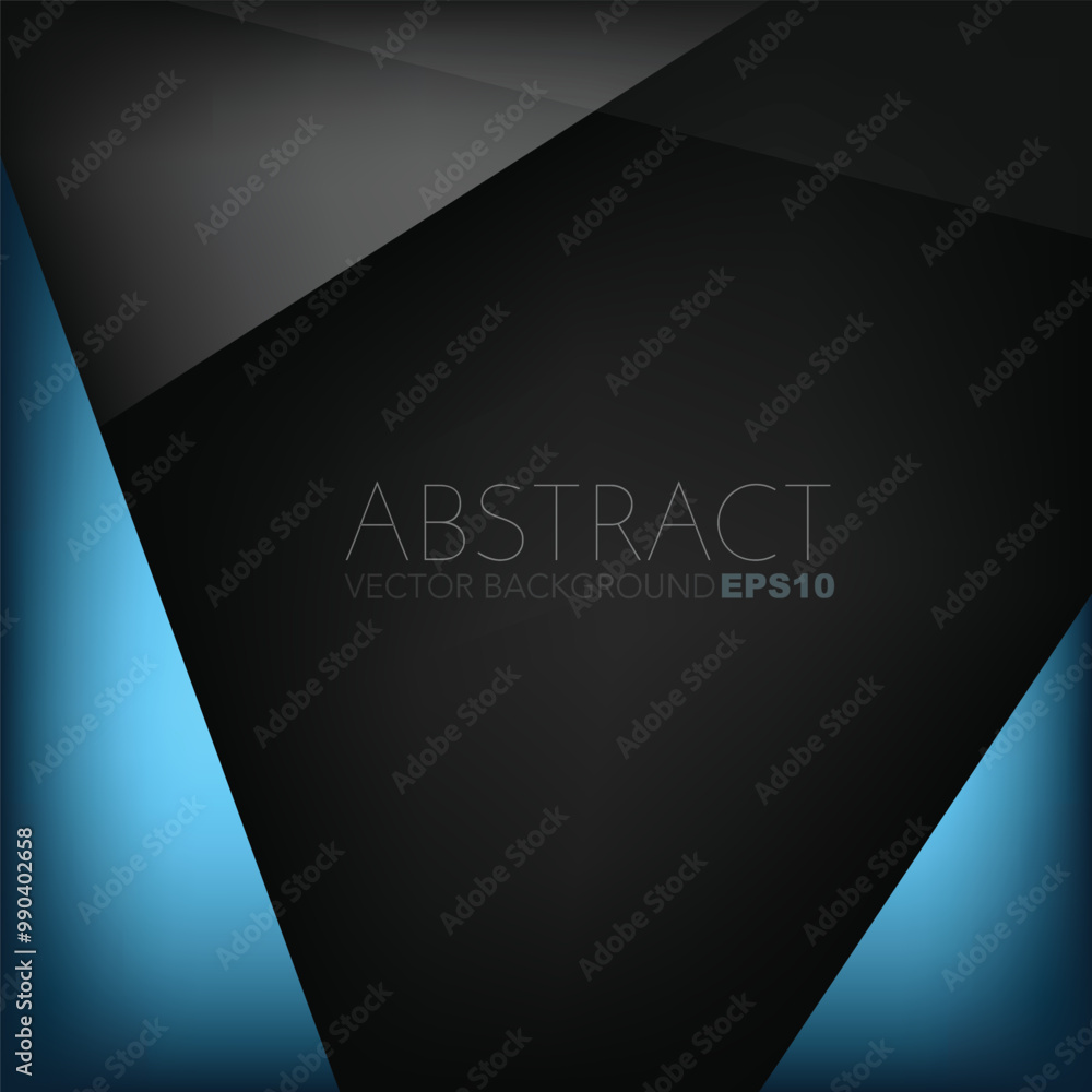 Fototapete graphic geometric triangle overlap vector layer background for text and message design