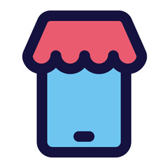 online store icon for illustration