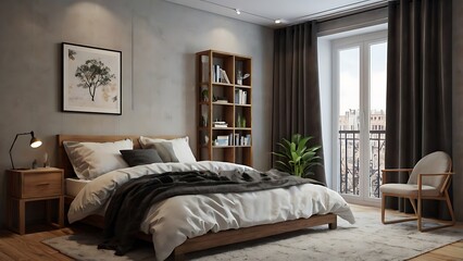 interior of a bedroom
