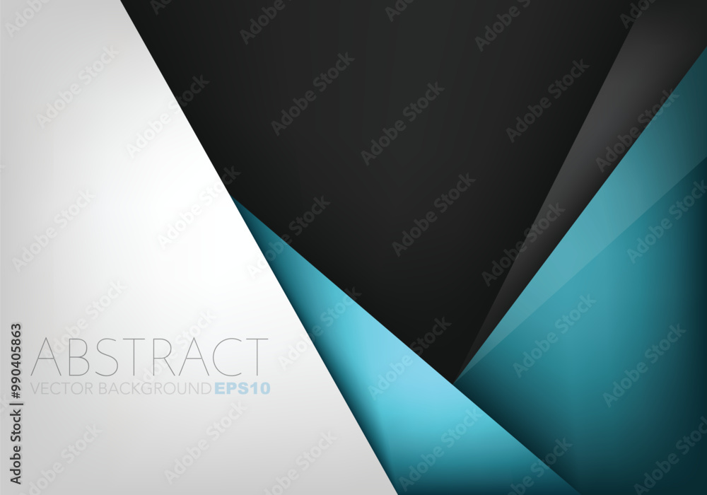 Fototapete graphic geometric triangle overlap vector layer background for text and message design