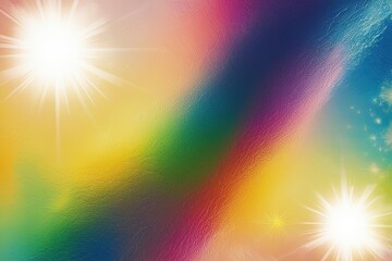 Obraz premium Vibrant Colorful Background with Ethereal Textures and Radiant Sunshine Effects