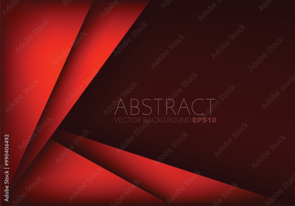 Poster graphic geometric triangle overlap vector layer background for text and message design