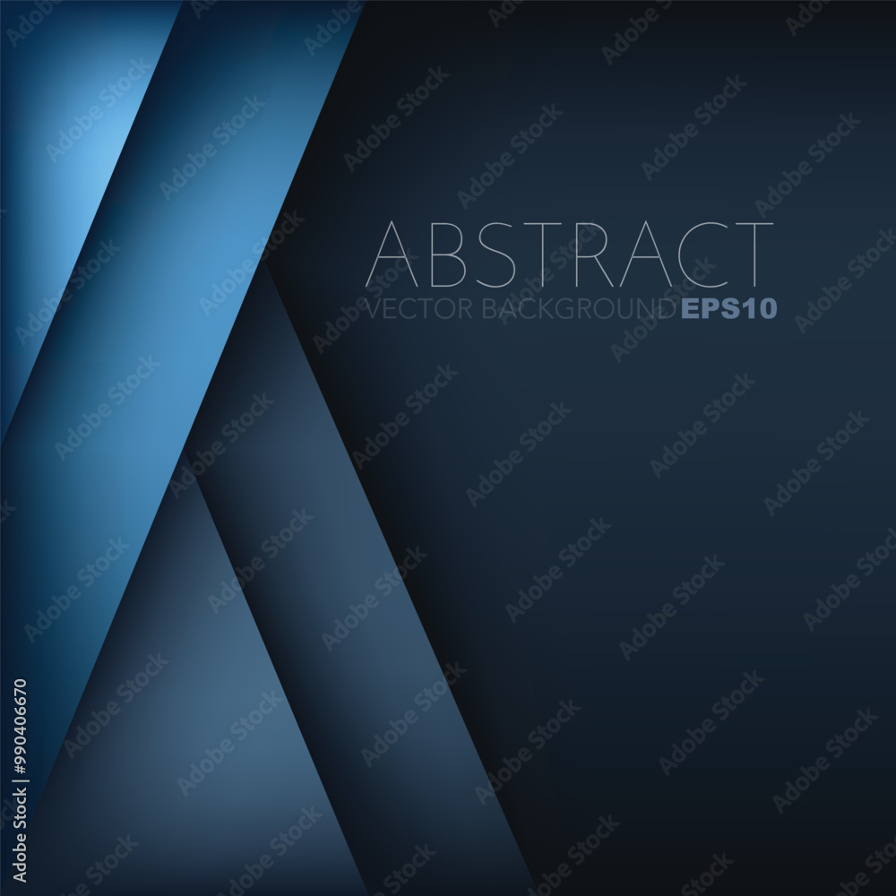 Fototapete graphic geometric triangle overlap vector layer background for text and message design