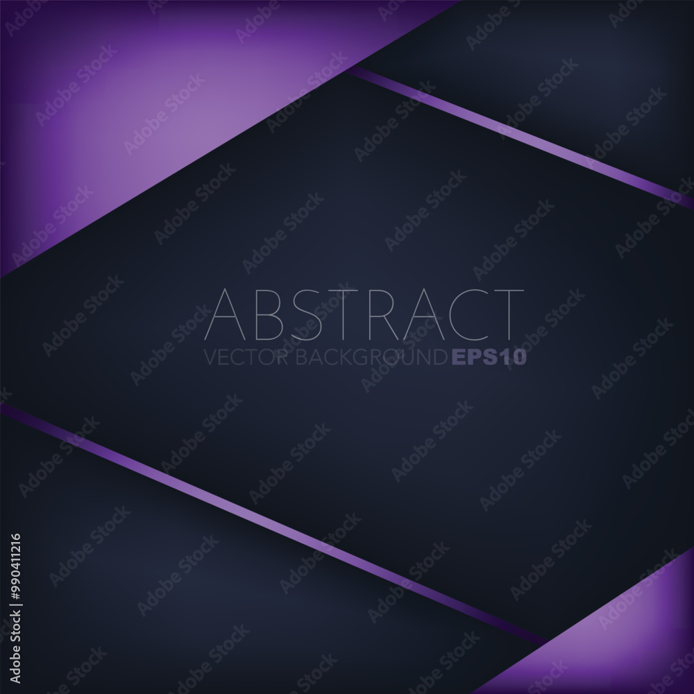 Fototapete graphic geometric triangle overlap vector layer background for text and message design