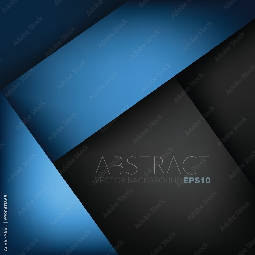 Fototapete graphic geometric triangle overlap vector layer background for text and message design