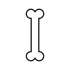 Bone line icon