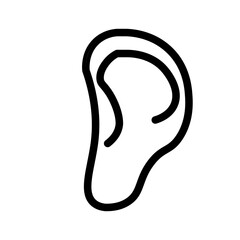 Ear line icon