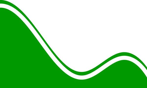 Minimalist Green Wave Background. flat design template. landing page. Abstract Green Wave Pattern. abstract nature pattern. Green Wavy Design for Banners. flowing Wavy vector Illustration
