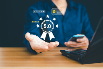 Online Customer Satisfaction Survey Customer Service Rate from Service Experience