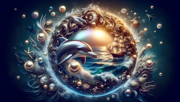 "dolphin - fairy tale world"