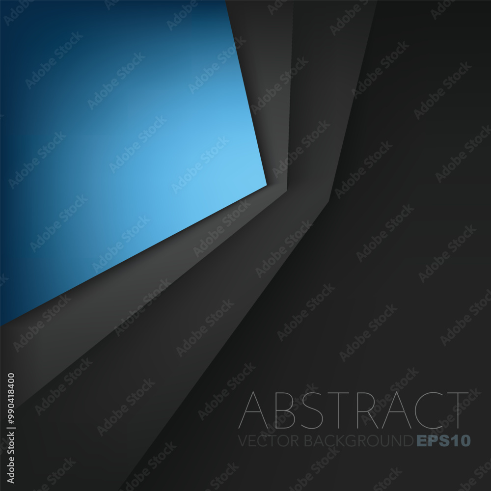 Fototapete graphic geometric triangle overlap vector layer background for text and message design