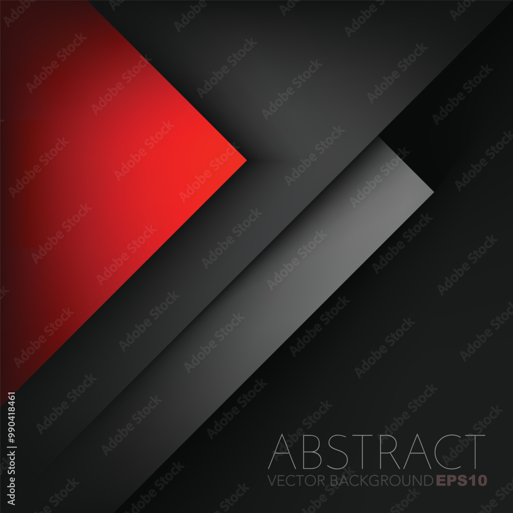 Fototapete graphic geometric triangle overlap vector layer background for text and message design