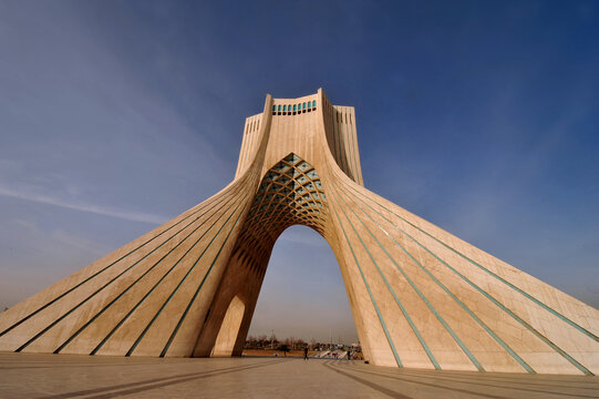 The Azadi Tower formerly known as the Shahyad Tower is a monument located on Azadi Square in Tehran, Iran. It is one of the landmarks of Tehran.