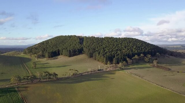 Mount Franklin is an extinct volcano about 10 km north of Daylesford in Victoria Australia