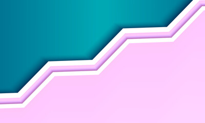 Growth and Progress Concept background template. Ascending Steps to Success illustration. Step-by-Step Development, Levels of Achievement. Teal and Purple Gradient background. Modern Growth design
